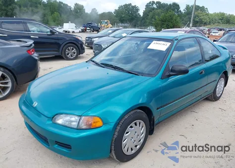 1993 Honda Civic Dx z USA, uszkodzony, nr VIN 2HGEJ2141PH507402